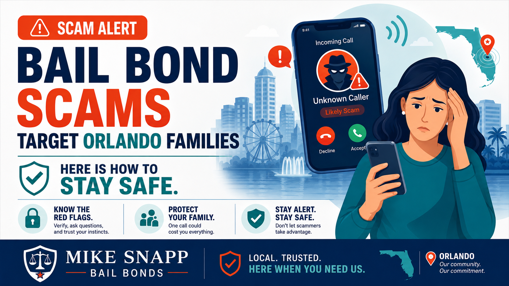 Bail Bond Scams Target Orlando Families. Here Is How to Stay Safe.