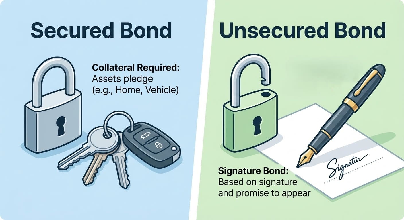 Secured vs. Unsecured Bail Bonds in Orlando, FL: Key Differences